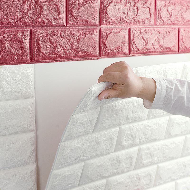 european 3d wall stickers wall brick pattern self adhesive wallpaper