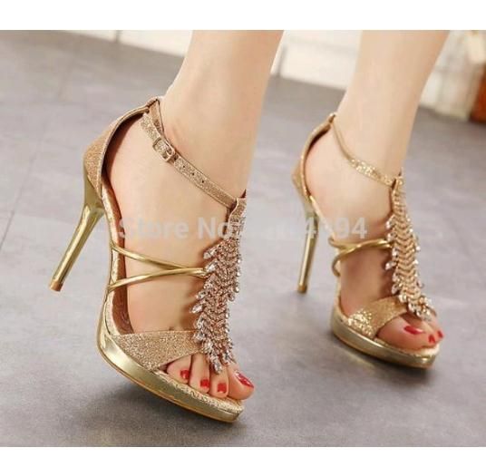 diamond tassel heels