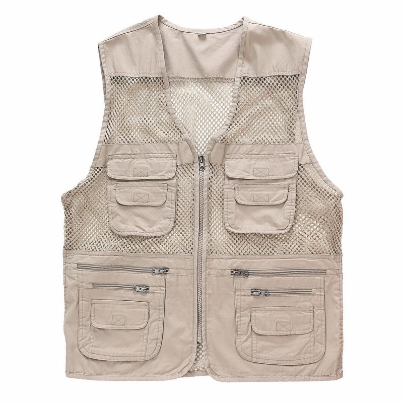 Acquistare Maglia Da Uomo Estiva Gilet Multitasche Director Reporter Gilet  Quick Dry Sleeveless Jacket Photography Cameraman Travels Clothing  Economico | Consegna Veloce E Qualità | DHgate Italy