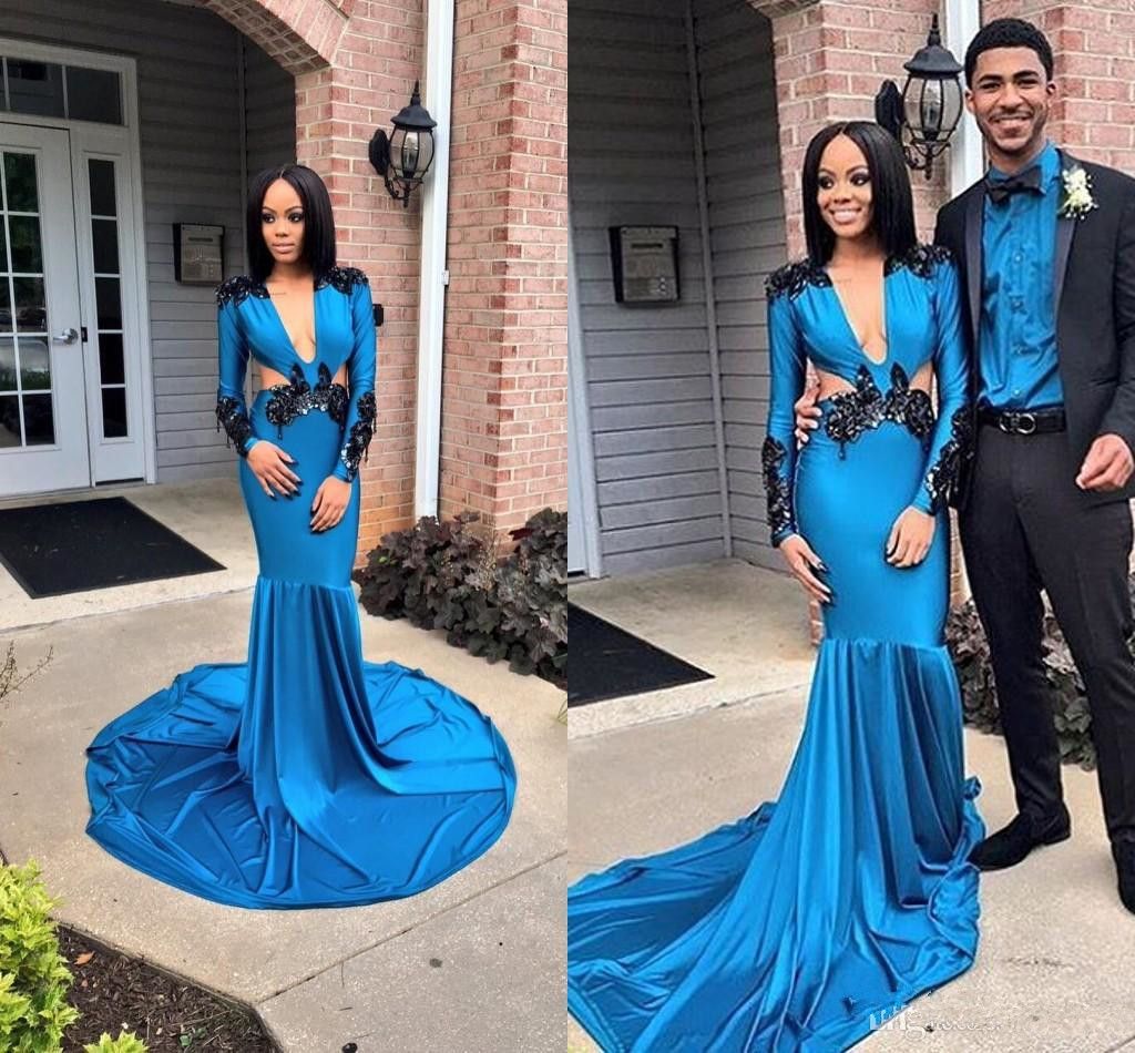 Dresses Evening Wear 2017 African Sexy Deep V Neck Long Sleeves ... Dresses Evening Wear 2017 African Sexy Deep V Neck Long Sleeves ...