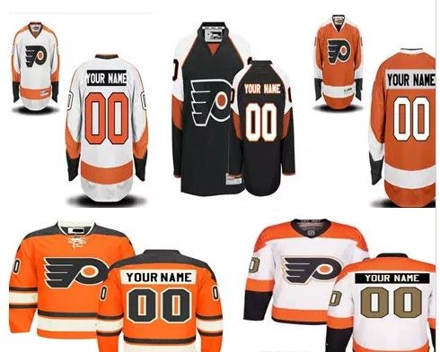 philadelphia flyers mens customized white jersey custom flyers jerseys