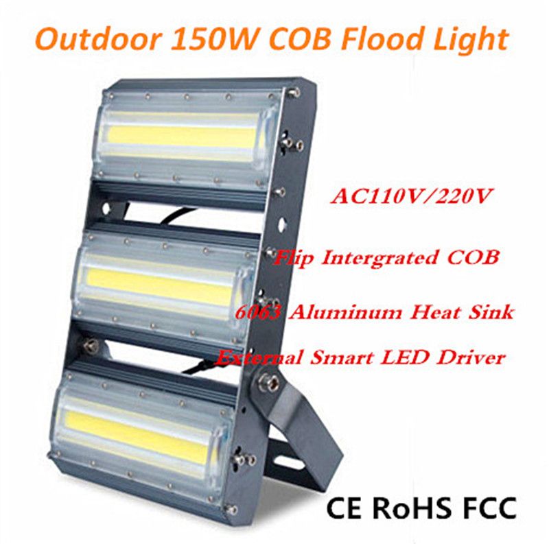 Waterproof High Quality 150w Flip Cob Linear Floodlights Constant Waterproof High Quality 150w Flip Cob Linear Floodlights Constant Cur Led Driver Flood Lamp Ip66 For Outdoor Yard Garden Lighting 12v Lights