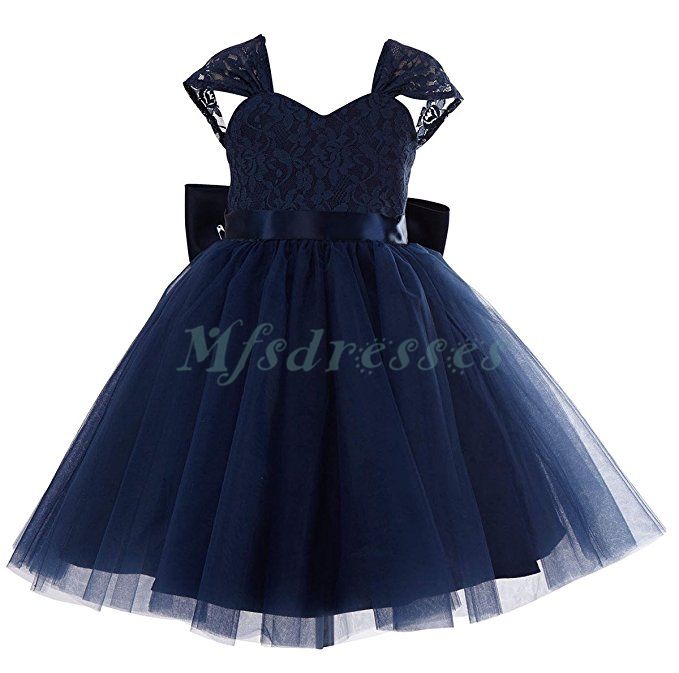 flower girl dresses navy