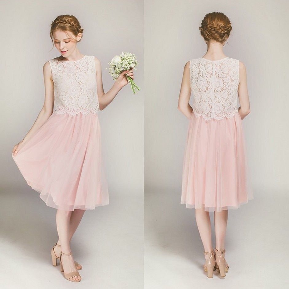 junior bridesmaid dresses knee length