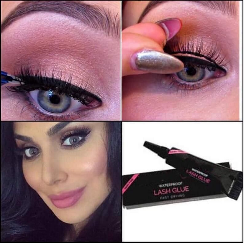 Beauty Eye Lash Glue White & Black Makeup Adhesive Waterproof Fast