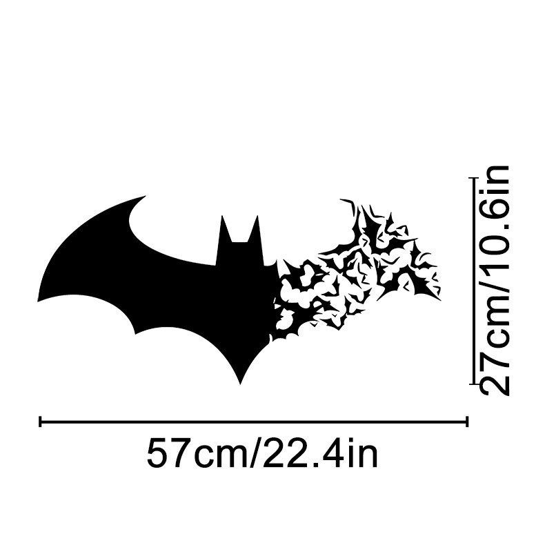Batman Bat Vinyl Wall Decal Home Decor Living Room Bedroom Diy Batman Bat Vinyl Wall Decal Home Decor Living Room Bedroom Diy Wallpaper Removable Stickers Decals For Kids Rooms Nursery From