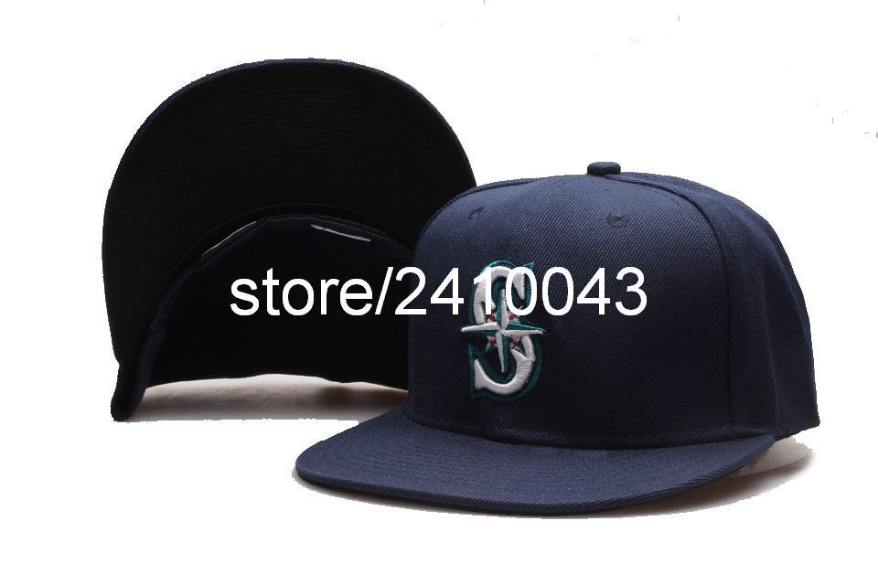 classic navy mariners baseball fitted hats cap womens classic navy mariners baseball fitted hats cap womens