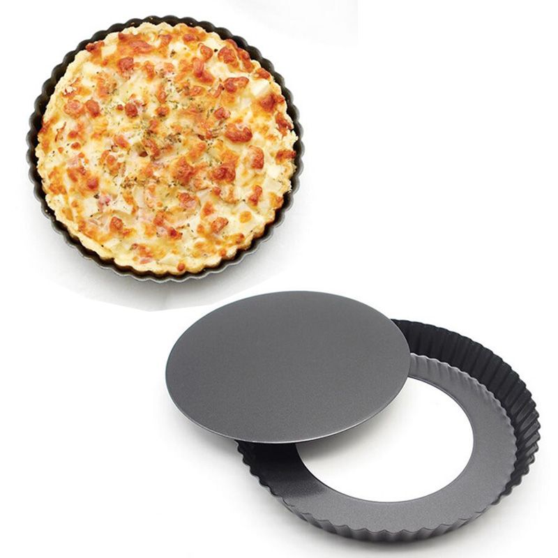 2019 Non Stick 8 4cm High Carbon Steel Quiche Pan Round Cake Mold Pizza Pan With Removable Bottom Baking Dish Tray From Saveach 2019 Non Stick 8 4cm High Carbon Steel Quiche Pan Round Cake Mold Pizza Pan With Removable Bottom Baking Dish Tray From Saveach