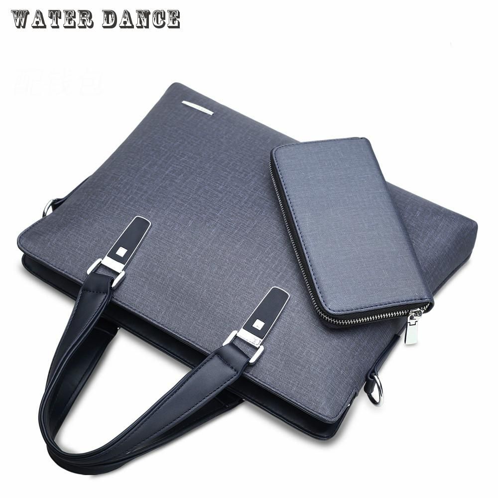 Wholesale New Fashion Men Business Bag Messenger Bag Handbag Horizontal Shoulder Bag Business ...