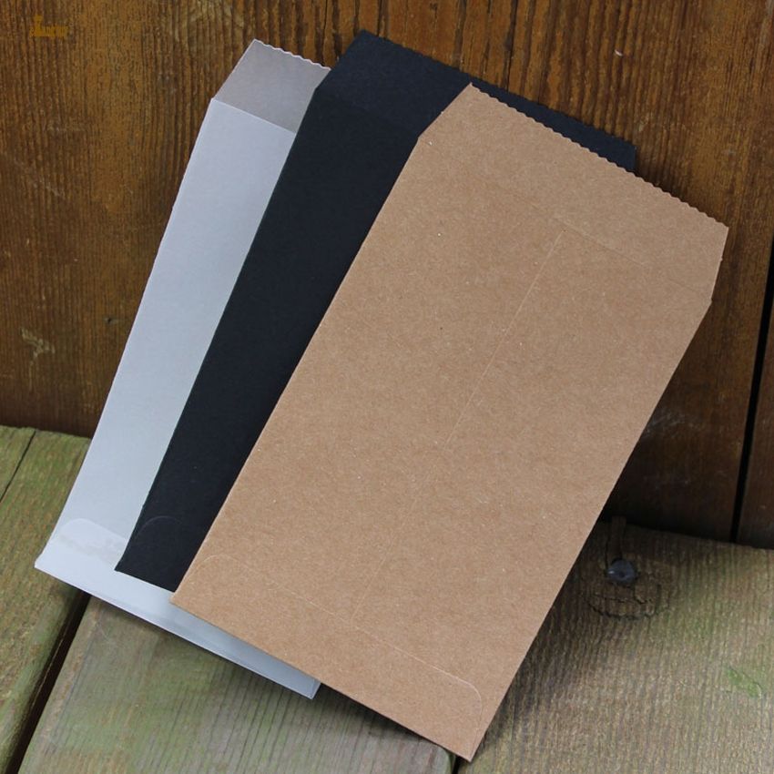 Wholesale 10cmx7cm Mini Paper Bag Wedding Invitation Envelopes For