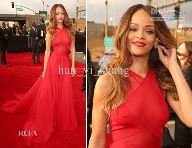 Celebrity Dress Rihanna 2018 the Grammy Awards Red Carpet 