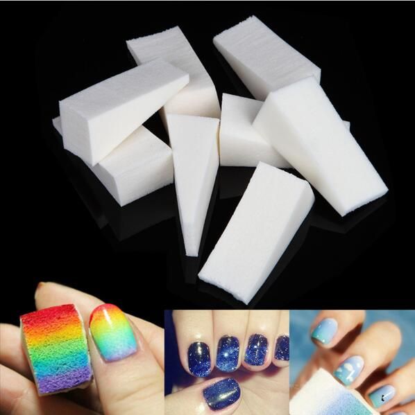 8 قطعة المجموعة مثلث مسمار الفن البولندية التدرج اللون ختم رسم لوحات الإسفنج صورة نقل مانيكير كيت 2020 من Everyonemore 3 39ر س موبايل Dhgate