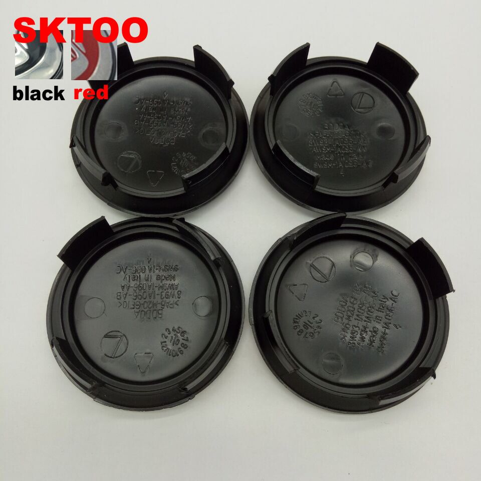 58mm 2.28 Black Red For Jaguar Wheel Center Cover Hub Caps Fit For