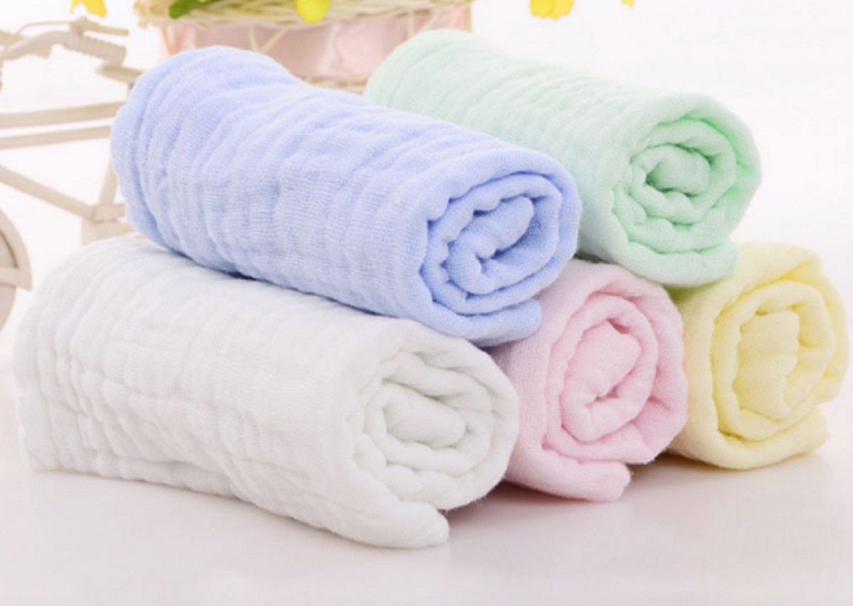 2019 Baby Muslin Washcloths And Towels,Natural Organic Cotton Baby