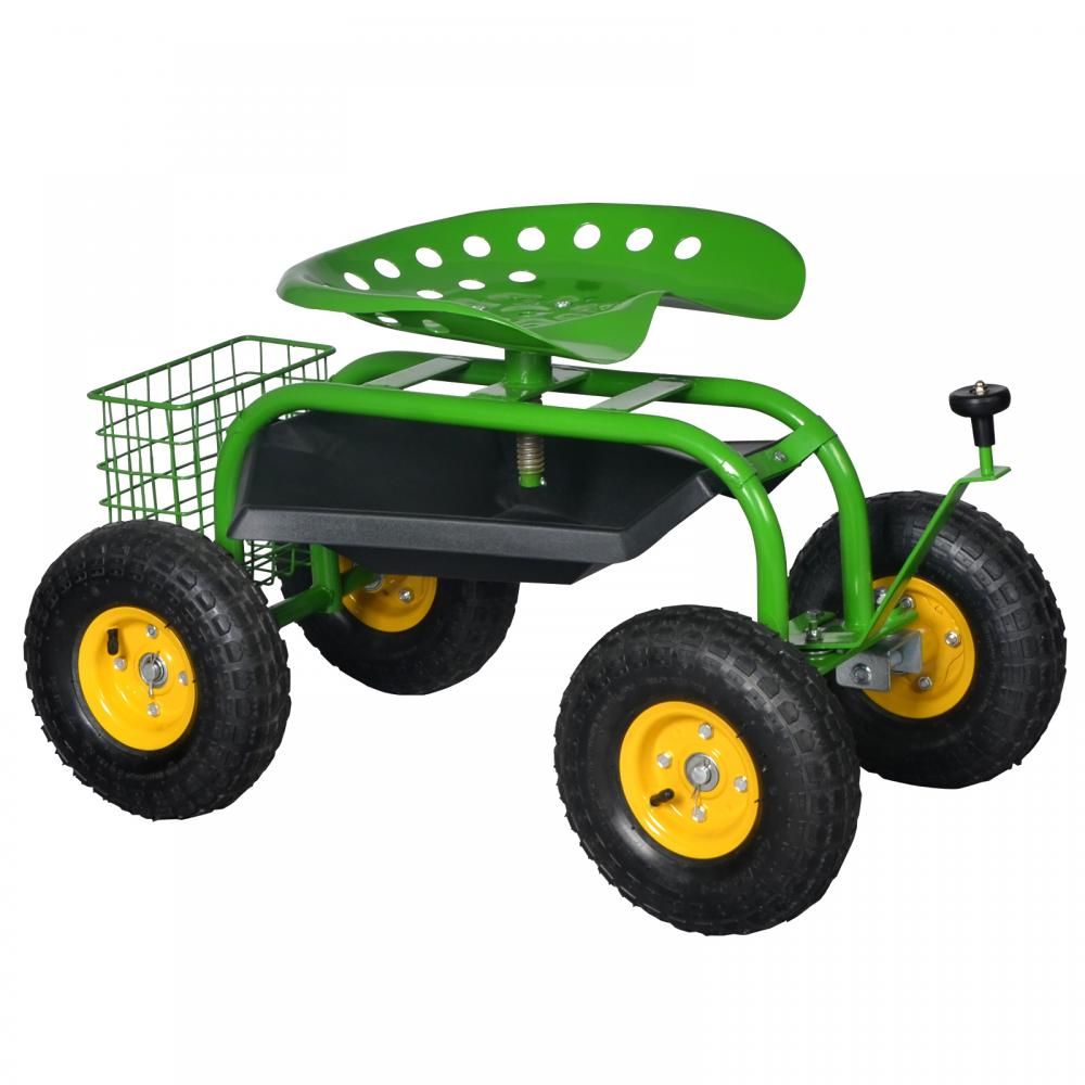2018 green heavy duty gardening planting garden cart rolling work seat with tool tray from newlife2016dh 20703 dhgatecom - Garden Cart With Seat 2018 green heavy duty gardening planting garden cart rolling work seat with tool tray from newlife2016dh 20703 dhgatecom - Garden Cart With Seat