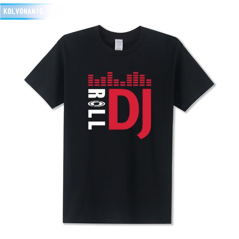 Summer Fashion Music Hip Hop DJ Printed T Shirt O Neck Men Patchwork T ...