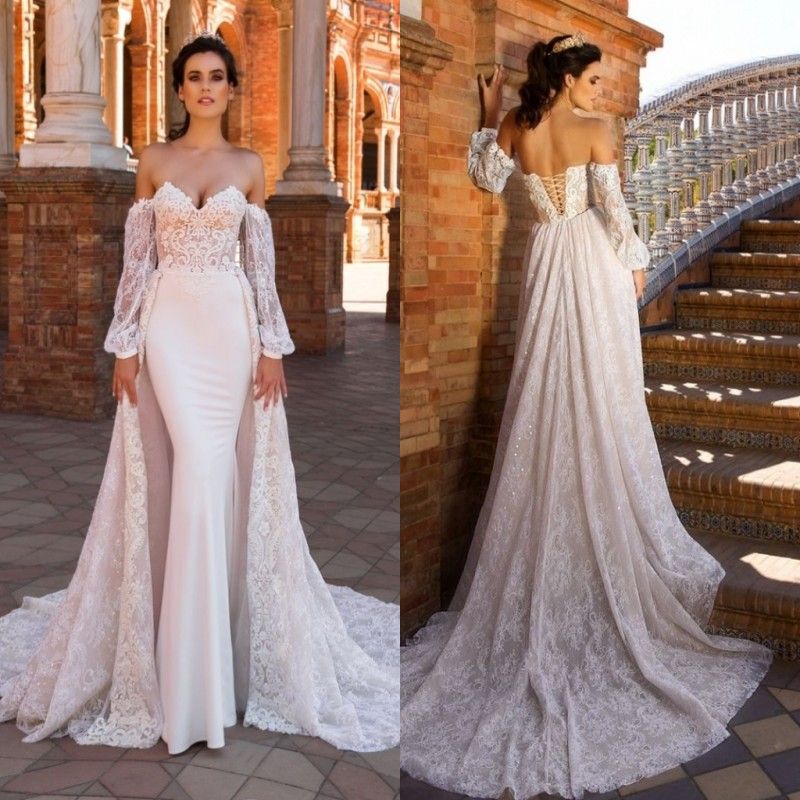 long sleeve cape wedding dress