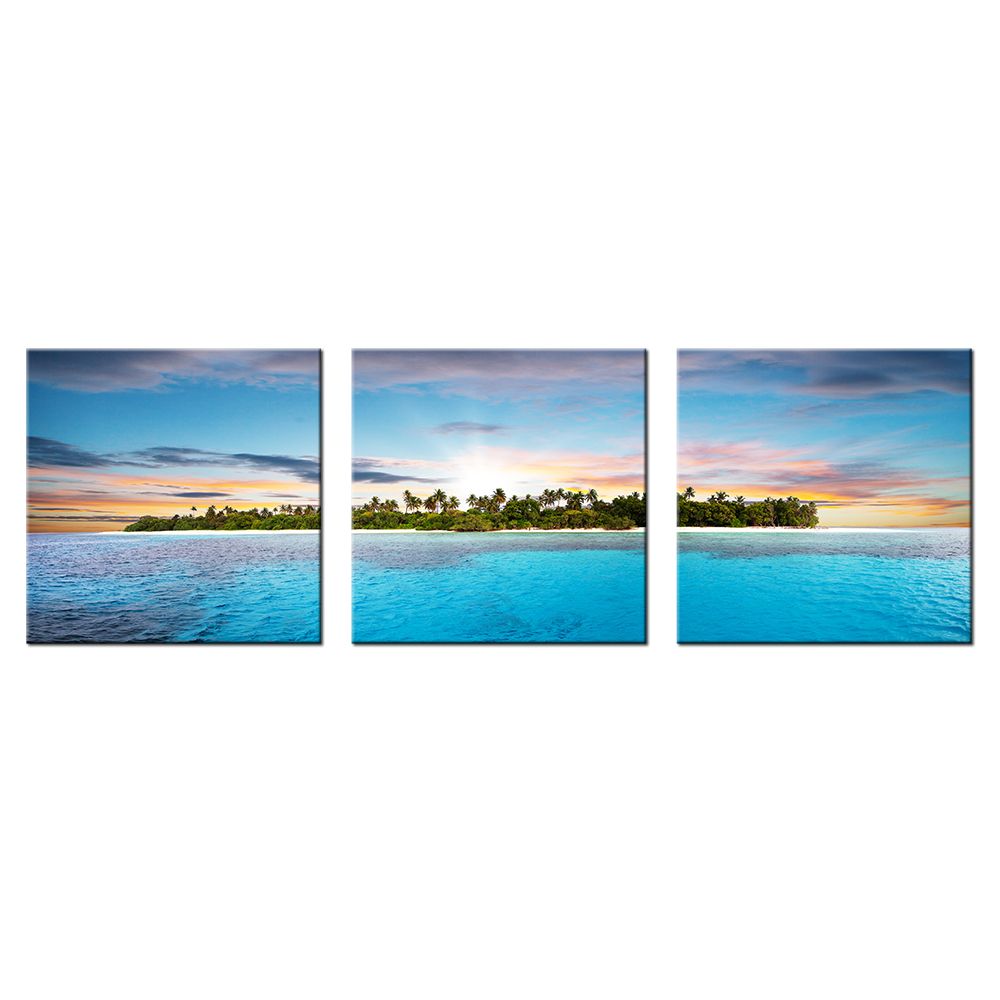 2019 Scenic Island Canvas Wall Art Seascape Printed Picture 2019 Scenic Island Canvas Wall Art Seascape Printed Picture For Home And Office Decoration 3 Panels From Creativearts 13 07 Dhgate Com