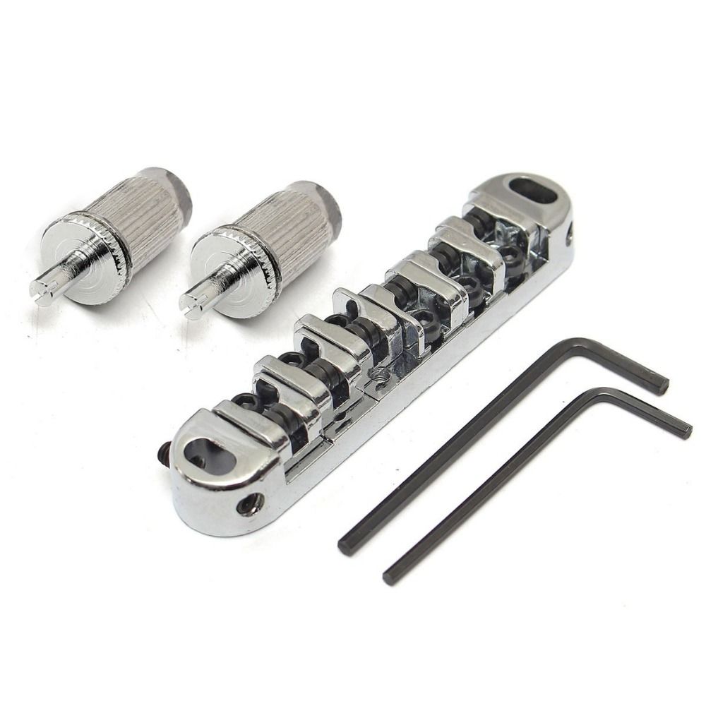 2018 Wholesale A Set 10.3mm Silver Adjustable Zinc Alloy Roller Saddles Style Tune O Matic Bridge With 2 Studs 2 Sticks For Guitar From Alfredo, ...
