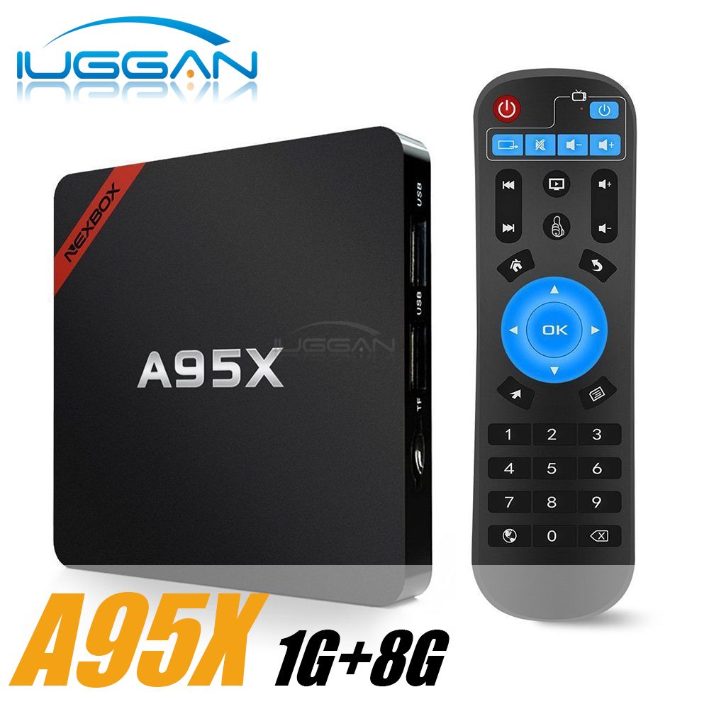 A95X NEXBOX S905X Smart TV Box Android 6.0 Amlogic 1G 8G Quad Core 64