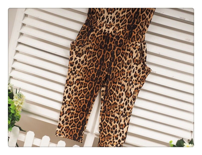 childrens leopard print jumpsuit
