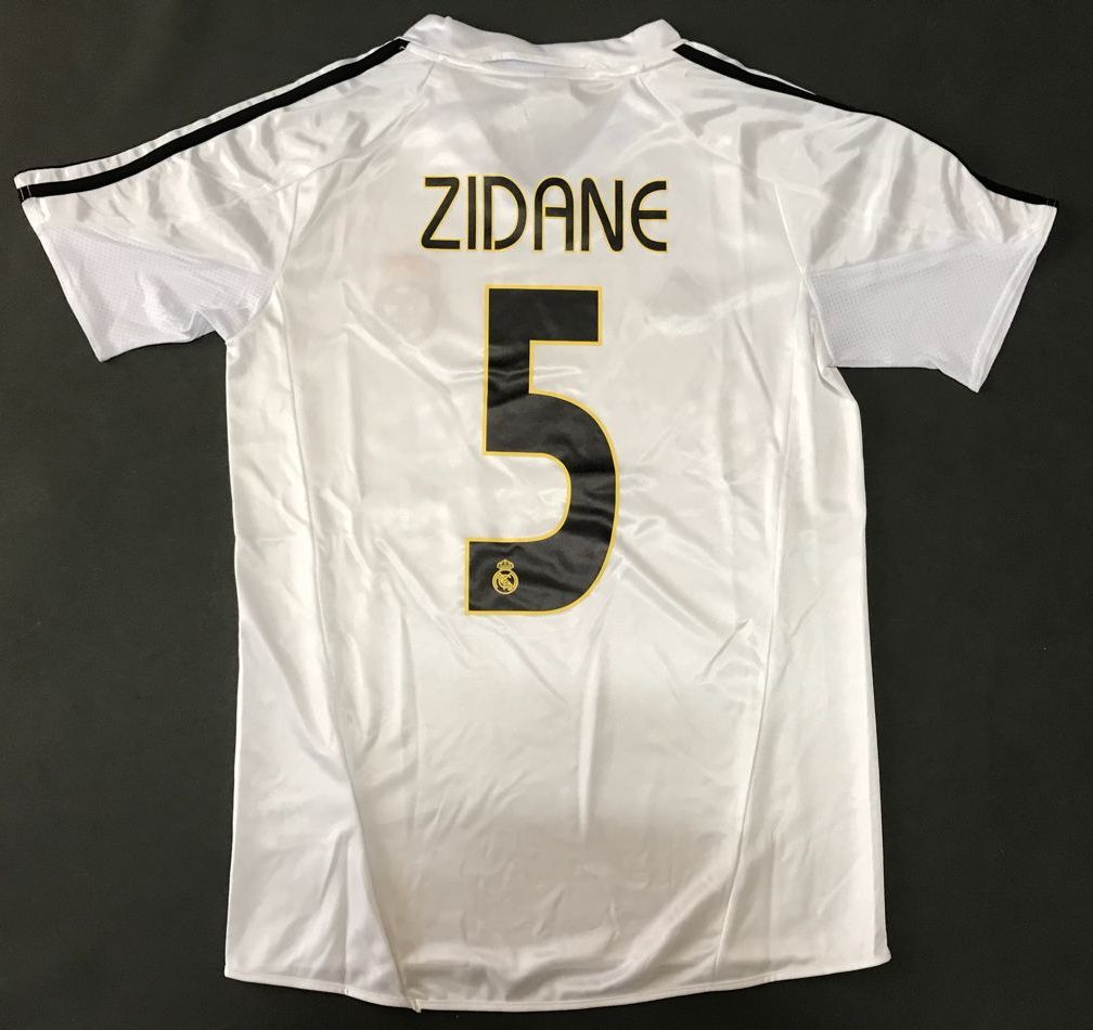 2019 Zinedine Zidane Real Madrid 2004 2005 Retro Soccer ...