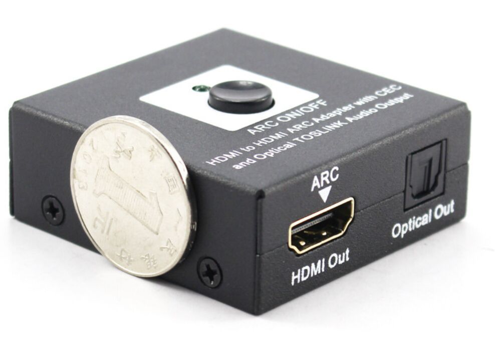 HDMI To HDMI ARC Adapter With Optical Output ARC HDMI Optical Audio Converter 4k 3D 1080P CEC