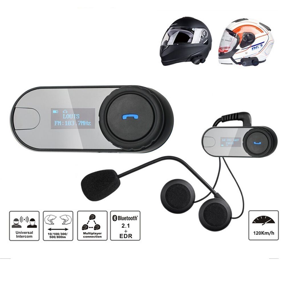 2019 FreedConn Bluetooth Intephone Motorcycle Helmet Headset
