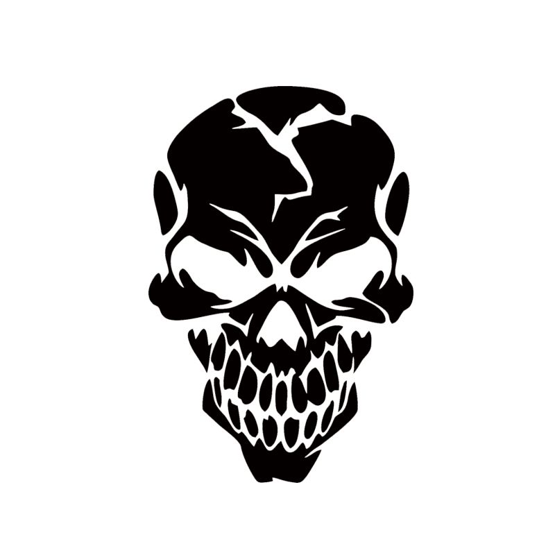 2021 2017 Hot Sale Cool Graphics Skull Cracked Human Head