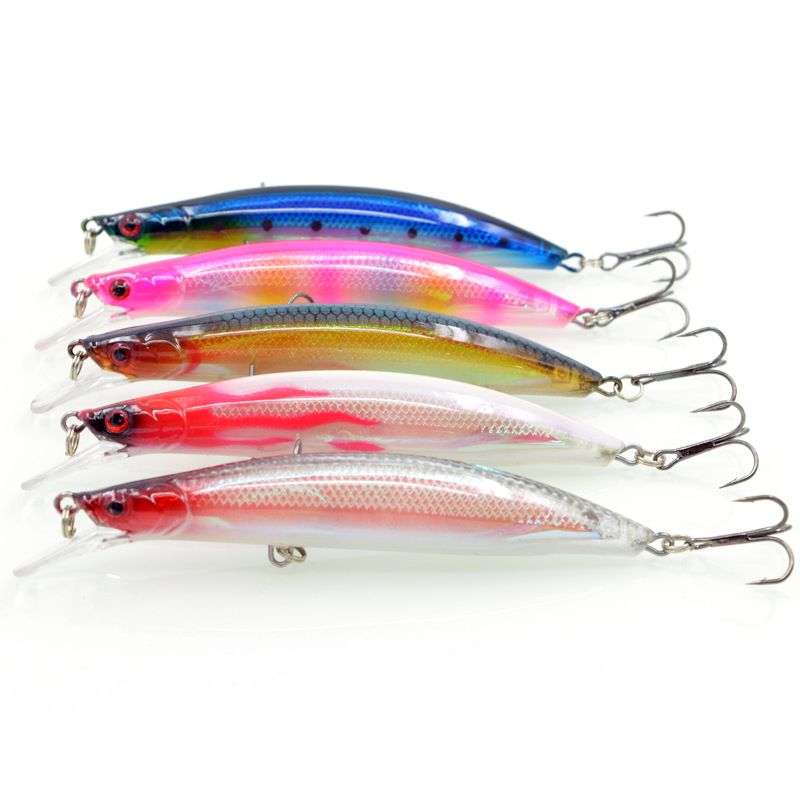 2020 2017 New Fishing Lure Minnow Internal Laser Long Range Casting Baits 11cm/12g Artificial