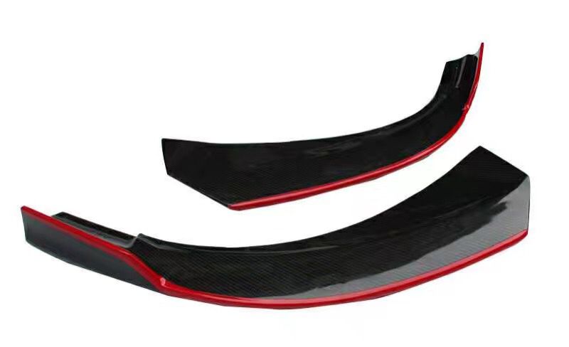 Großhandel Echt Carbon Fiber Red Line Seitenschweller ...