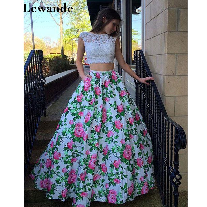 flower two piece outfit