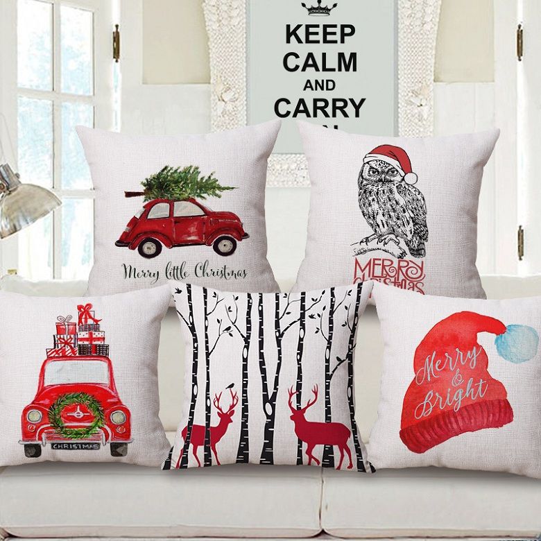 12 styles merry christmas cushion cover colour paintings reindeer elk red retro car xmas tree cushion covers beige linen pillow case gift oversized outdoor - Christmas Outdoor Pillows 12 styles merry christmas cushion cover colour paintings reindeer elk red retro car xmas tree cushion covers beige linen pillow case gift oversized outdoor - Christmas Outdoor Pillows