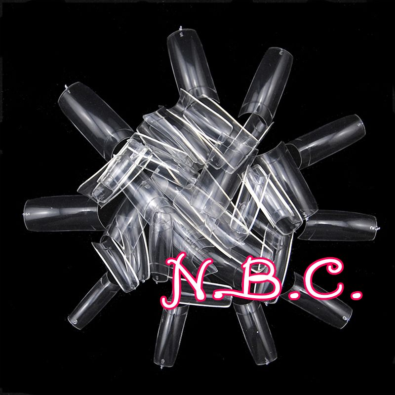Whole 50tips Set Polish Clear Color Nail Tips Uv Gel Display Tools Art Stick Practice Natural Colors In Stock