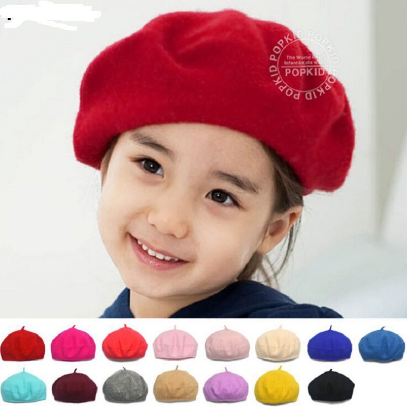 Acheter 17 Enfants Printemps Beret Petites Filles Chapeaux Dome Cap Fille Mode Casquettes Bebe Fille Fourrure Berets Multi Candy Couleur De 2 23 Du Wish Team Fr Dhgate Com