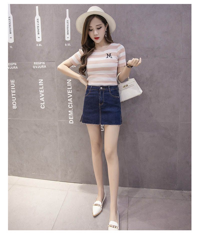 short jeans dress
