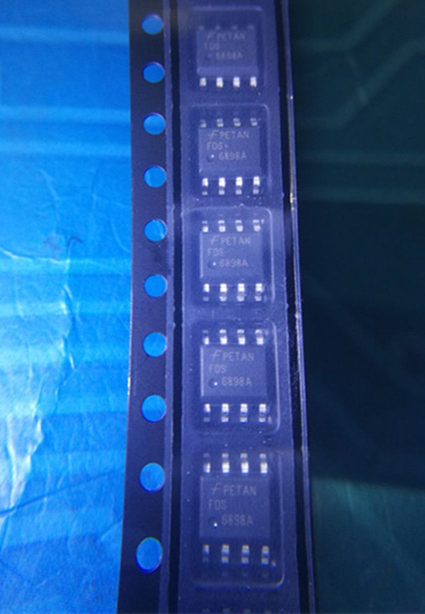 Wholesale-10 Pcs 6898 FDS6898 FDS6898A SOP8 Electronics Part in Stock