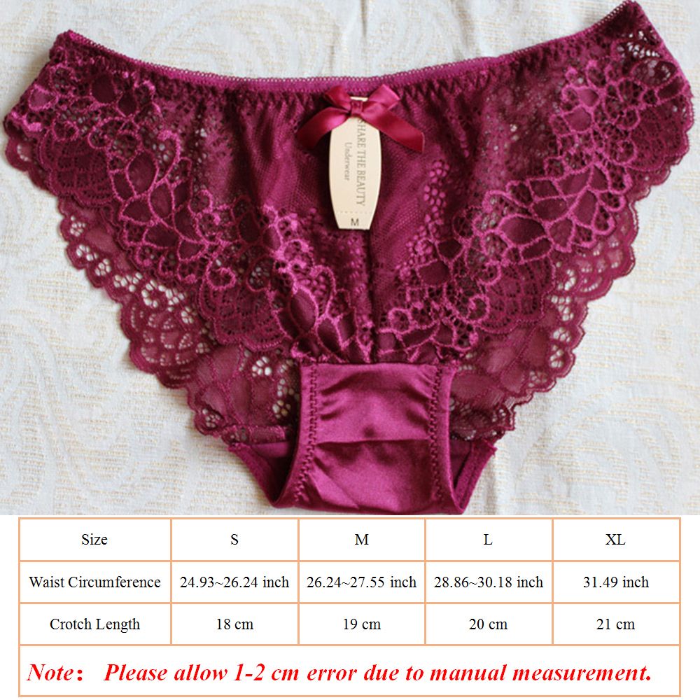 Ladies Sexy Lace Mesh Seamless Panties Briefs Underwear Women Fashion