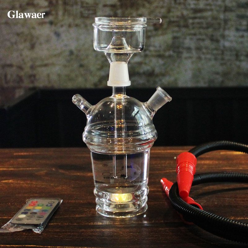 2019 New Arrival Nice Cup Style Hookah Shisha With LED Light Small