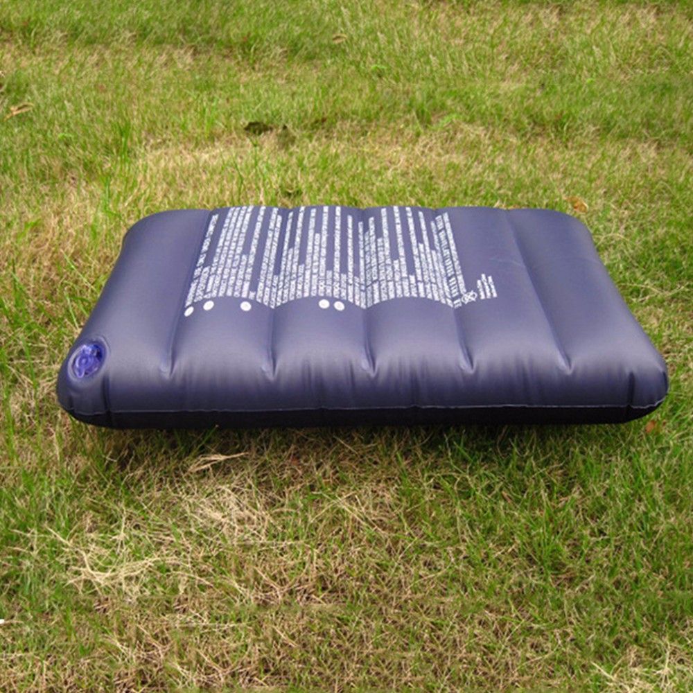 Inflatable Camping Pillow Dark Blue Large Inflatable Camping Pillow
