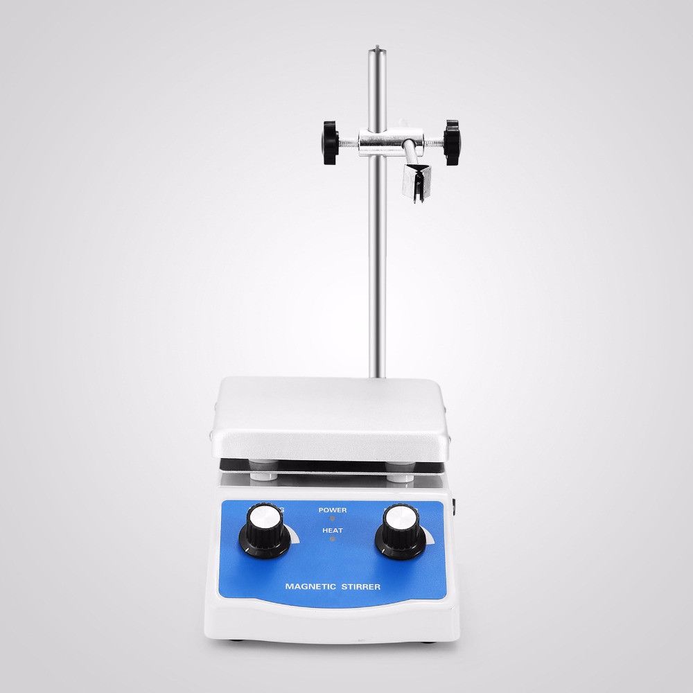 2021 1000ML Lab Stirrer Mixer Stirrer With Heating Plate Hotplate Mixer Laboratory Stir