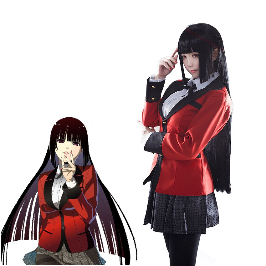 Anime Kakegurui Jabami Yumeko Cosplay Costume Japanese ...
