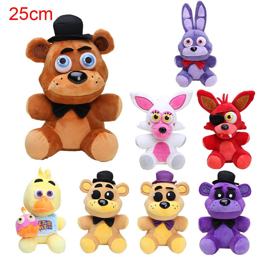 Compre 25cm Cinco Noches En Freddy FNAF Dolls Juguetes De Peluche 