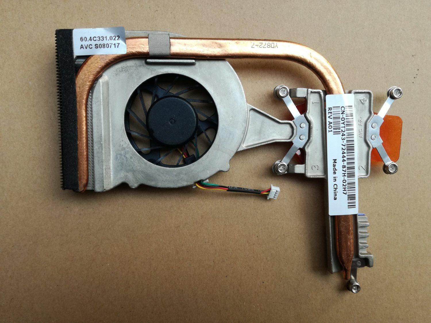 2021 NEW Cooler For DELL INSPIRON 1318 XPS M1330 CPU Cooling Heatsink