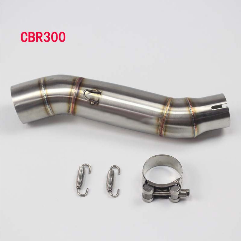2020 Motorcycle Stainless Steel Exhaust Middle Pipe For HONDA CBR300