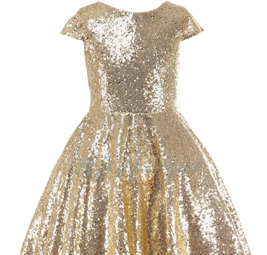 gold christmas dresses for toddlers