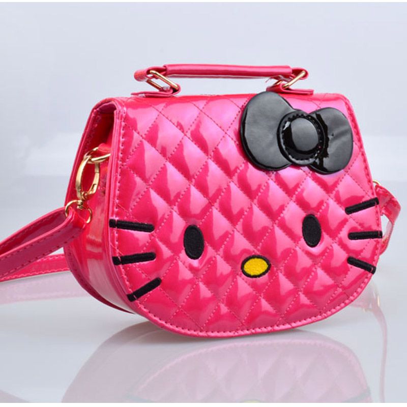 Wholesale 2016 Cute Hello Kitty Kids Small Shoulder Bag High Quality Pu Cat Little Girls ...