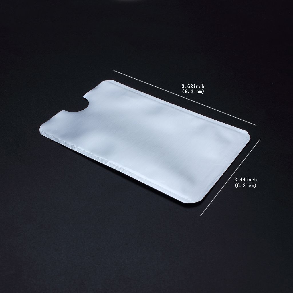 Aluminum Foil Security Card Shield Credit Card RFID Protection Anti