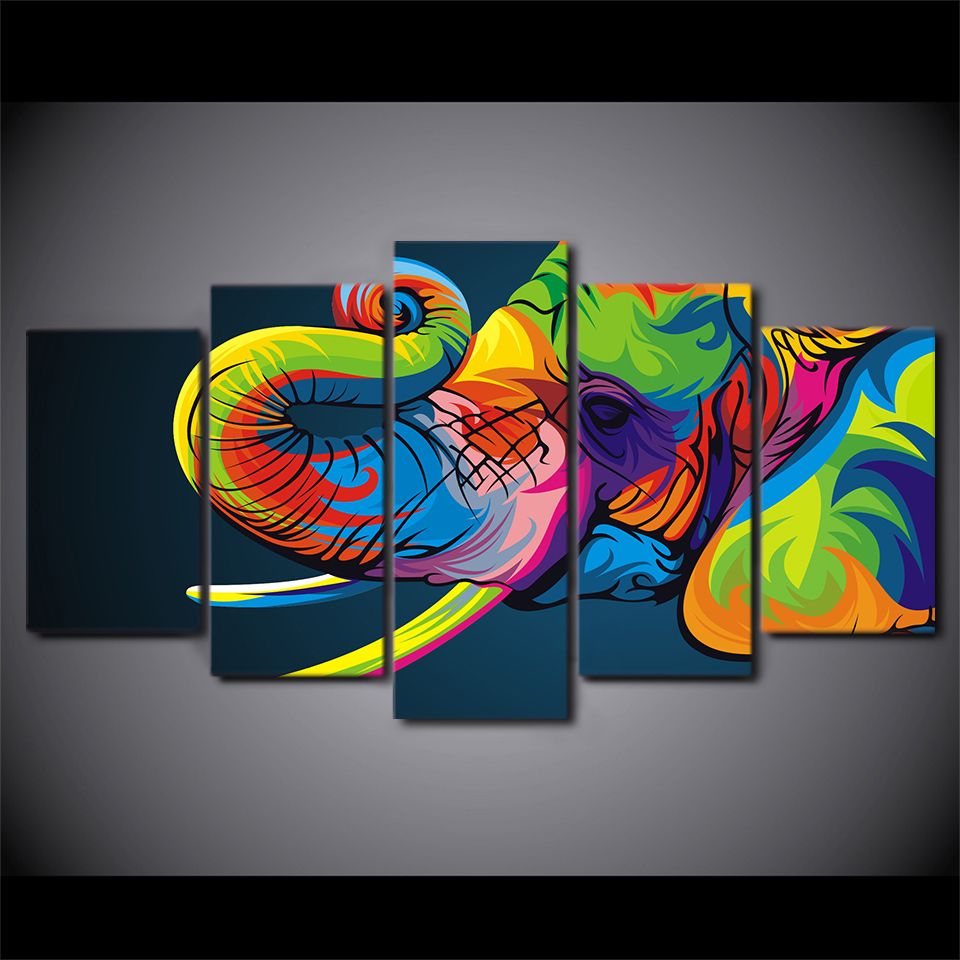 2019 Framed Hd Printed Colorful Elephant Painting Canvas Print Room 2019 Framed Hd Printed Colorful Elephant Painting Canvas Print Room Decor Poster Picture Ny 2650 From Jonemark2018 36 06 Dhgate Com