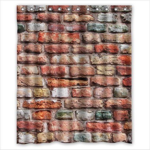 2018 Classic Brick Wall Pattern Stone And Rock Art Polyester 2018 Classic Brick Wall Pattern Stone And Rock Art Polyester Fabric Custom Home Decor Shower Curtain 60 X 72 From Littleman913 34 17 Dhgate Com